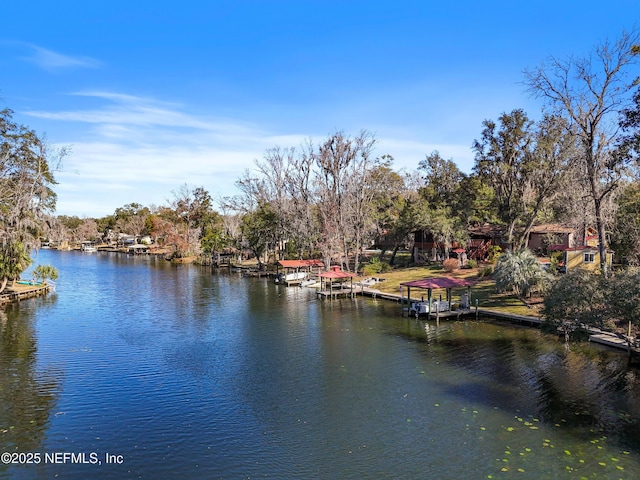 property view of water