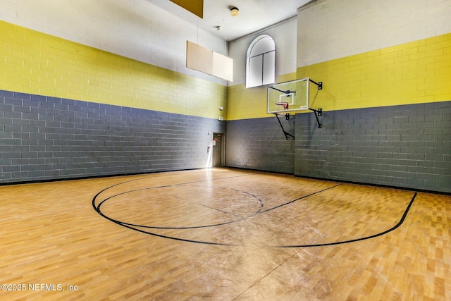 view of basketball court