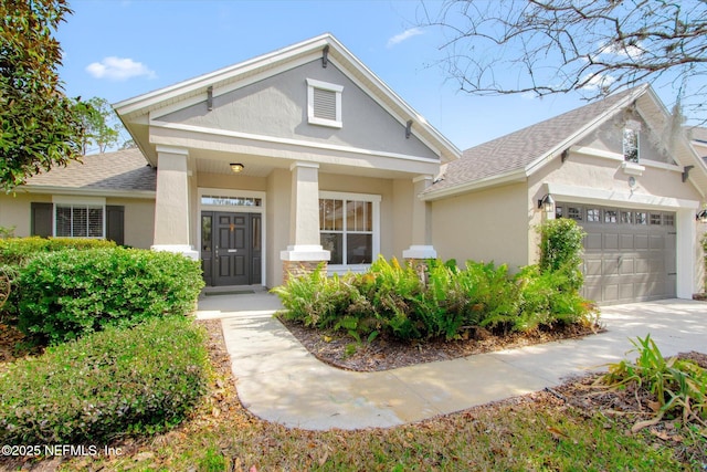 view of front of home featuring covered porch