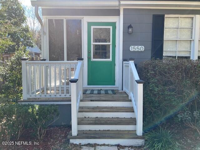 view of entrance to property