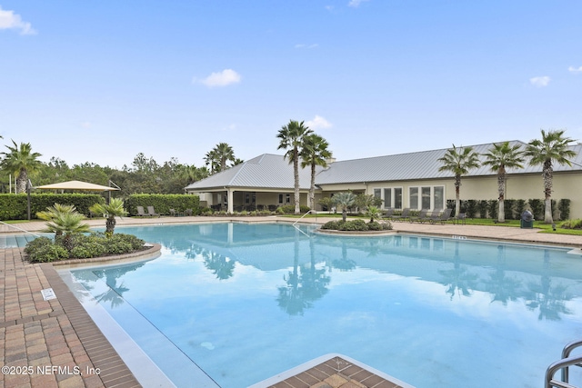 view of swimming pool