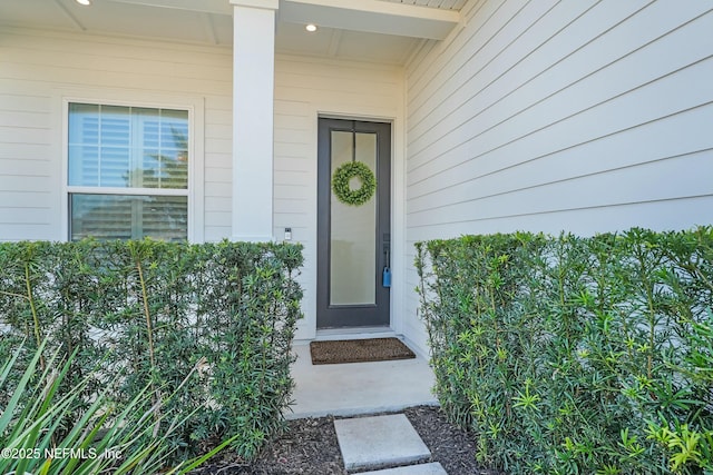 view of entrance to property