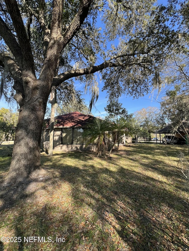 view of yard