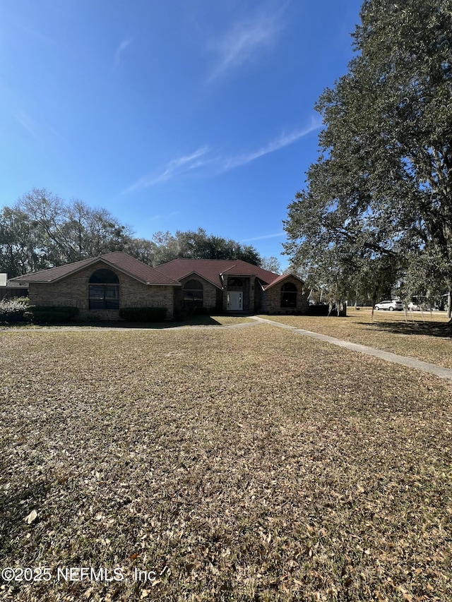 view of ranch-style home