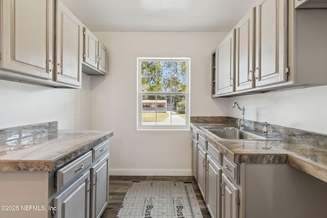 kitchen featuring sink