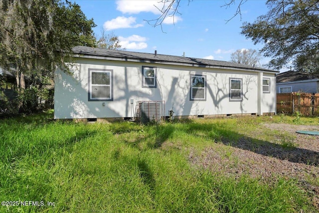 view of back of property