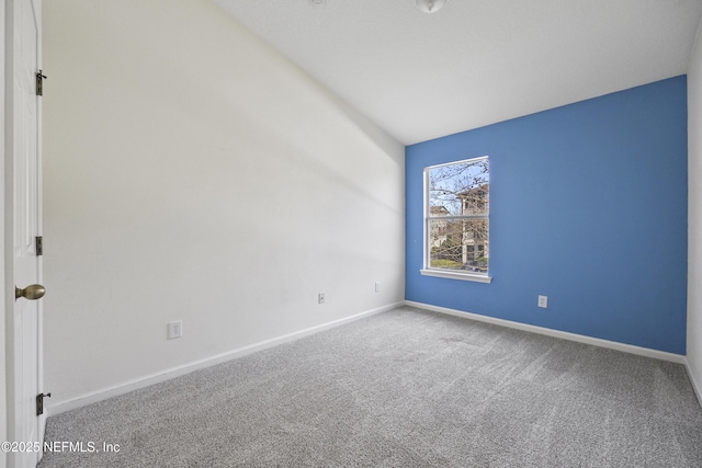 empty room with carpet floors