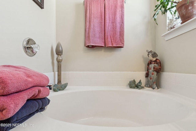 bathroom with a bathing tub