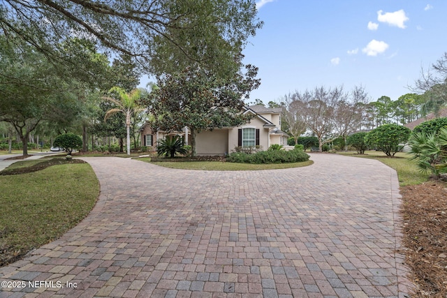 view of property exterior with a yard