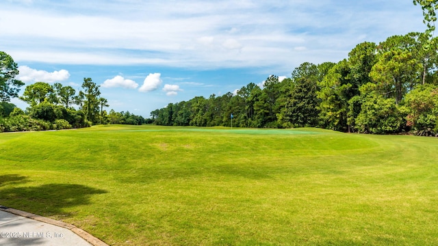 surrounding community with a lawn