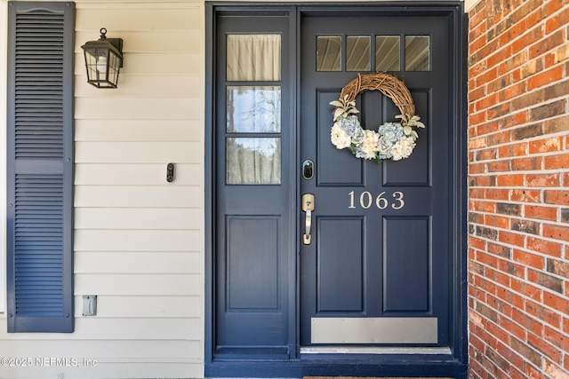 view of property entrance