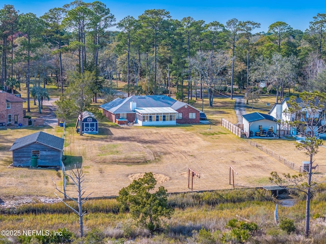 aerial view