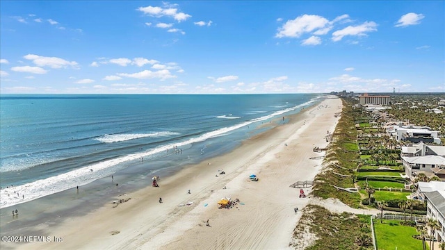 property view of water with a view of the beach