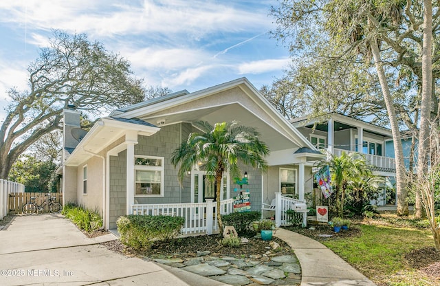 view of front of home