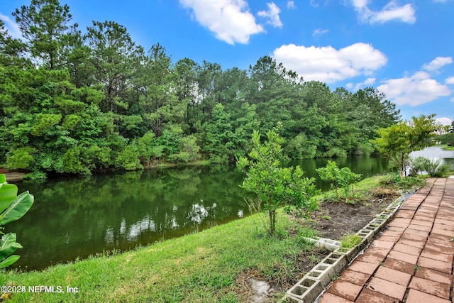 property view of water