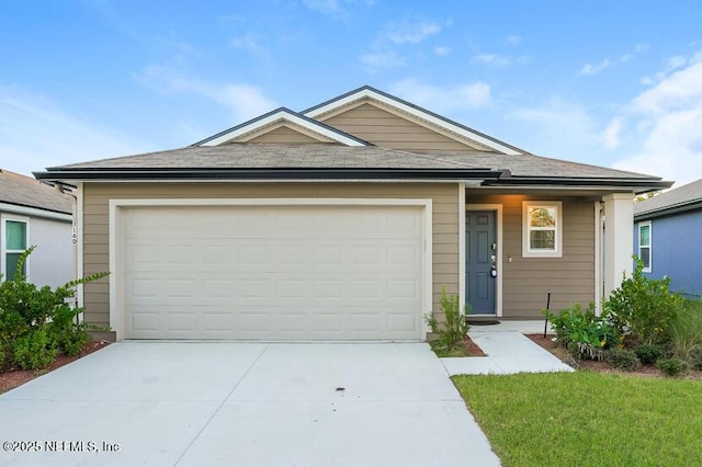 ranch-style house with a garage