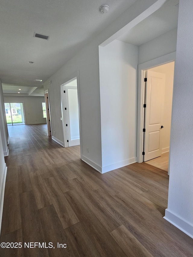 101 Erlking Ct, Saint Johns, FL 32259 - corridor featuring dark wood-style flooring and baseboards