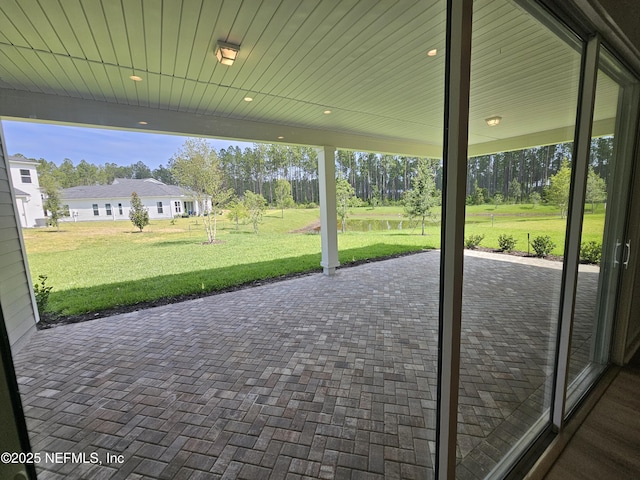 101 Erlking Ct, Saint Johns, FL 32259 - view of patio / terrace featuring view of wooded area