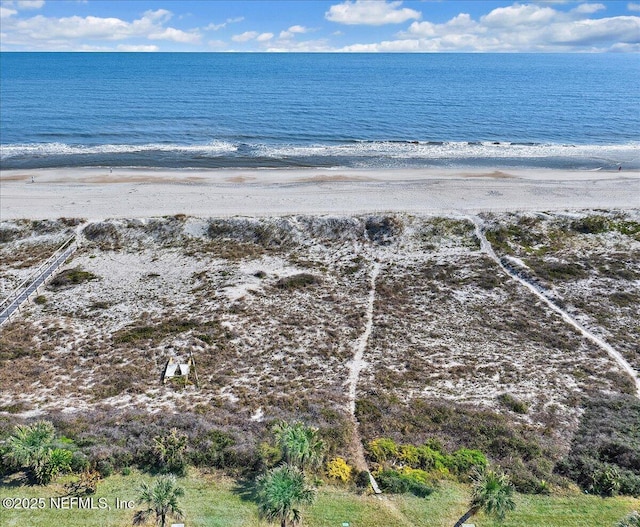 water view with a beach view