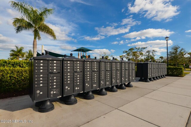 view of property's community with a mail area