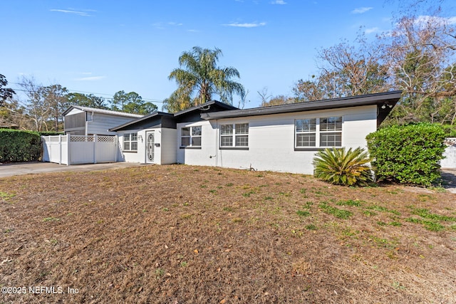 view of ranch-style home