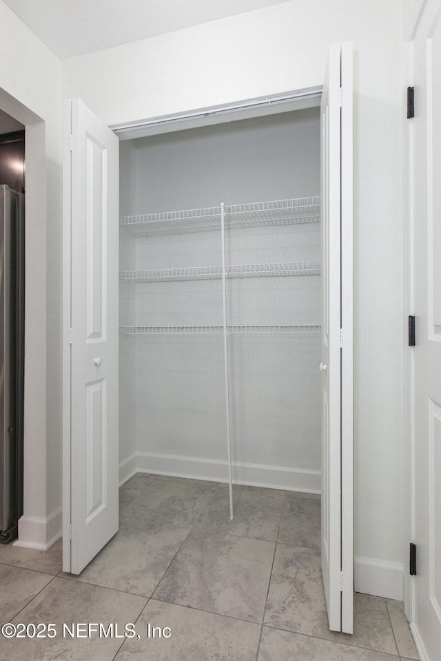 view of closet