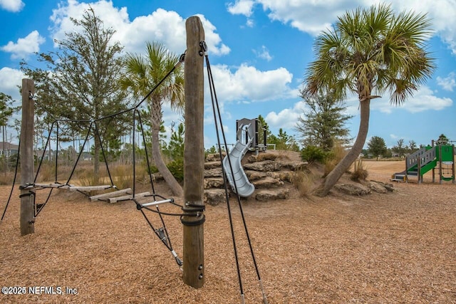 view of play area