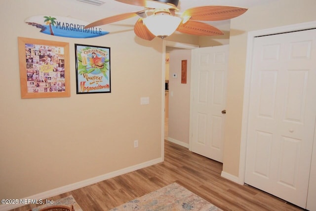 interior space featuring hardwood / wood-style floors