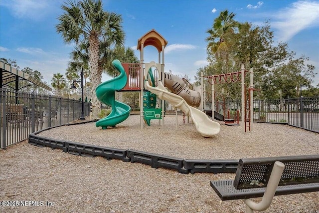 view of jungle gym