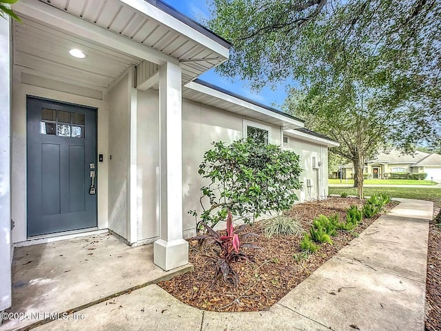 view of property entrance