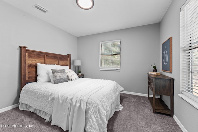 bedroom featuring carpet