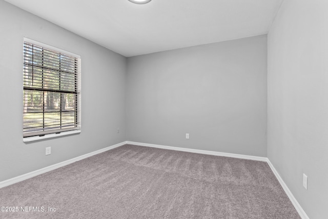 empty room with carpet floors