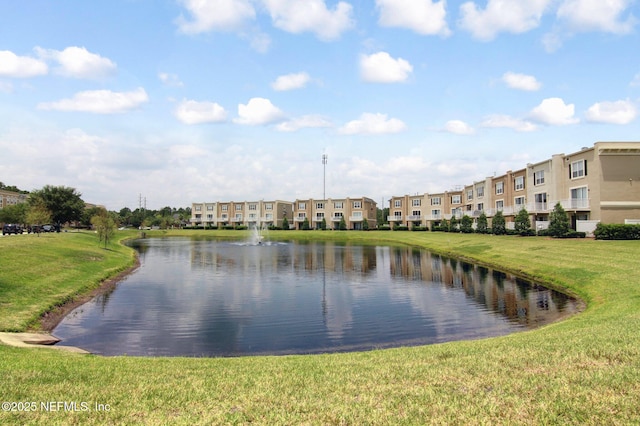 view of water feature