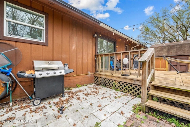 exterior space with grilling area