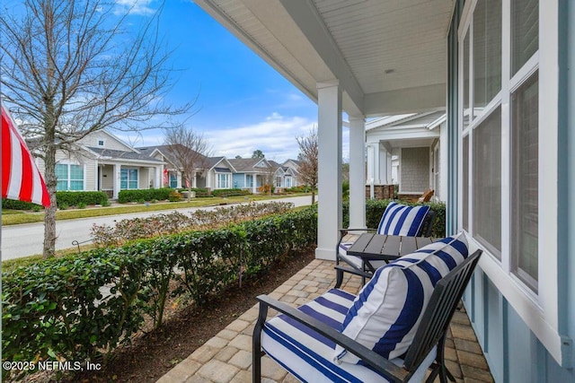 balcony with a porch