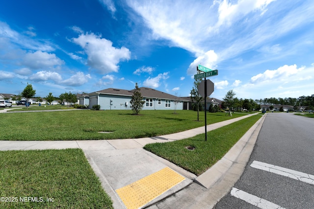 93 Curved Bay Trl, Ponte Vedra, FL 32081 - view of front of house with a front yard and a residential view