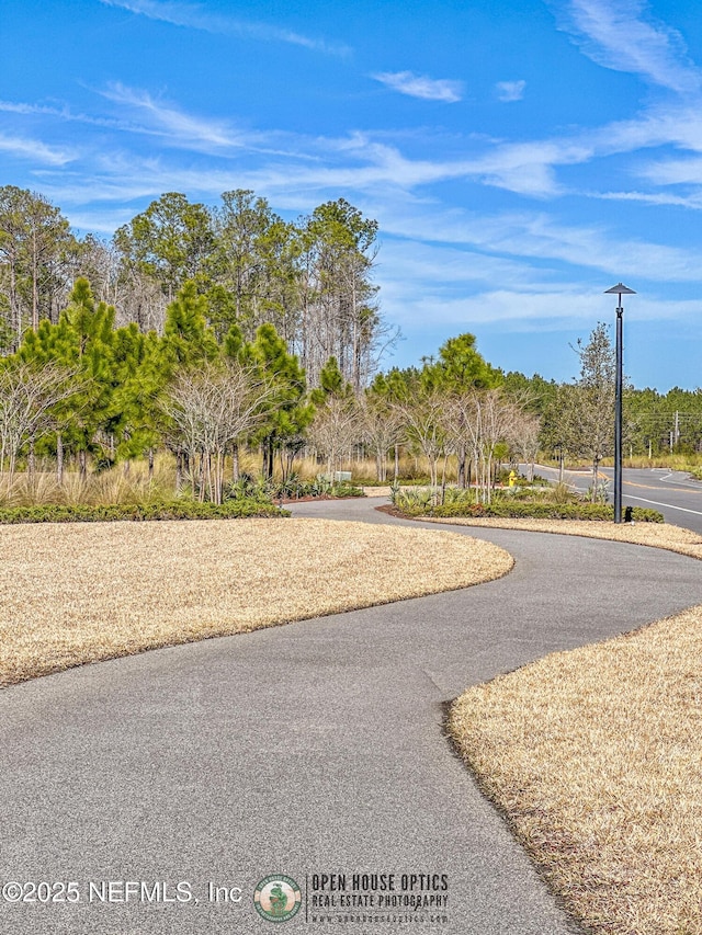 view of road