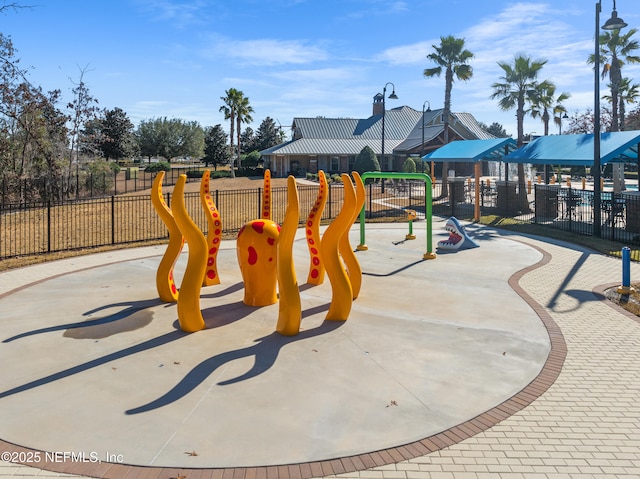 view of jungle gym