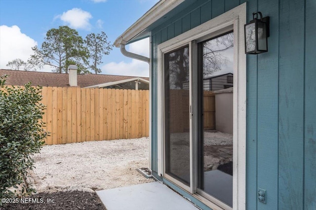 view of entrance to property