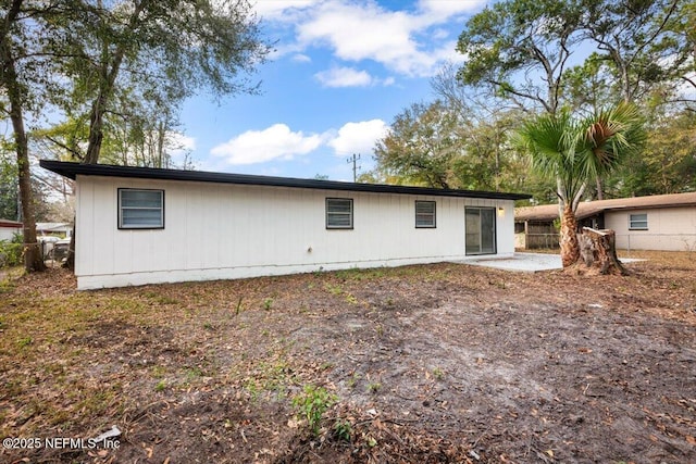 view of back of property