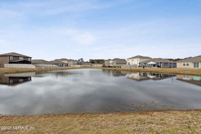 property view of water