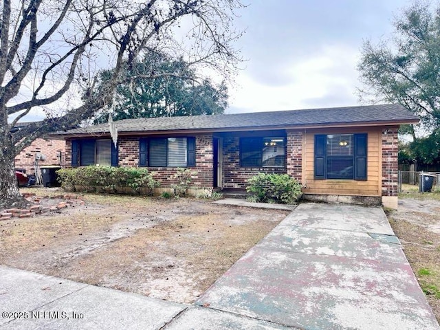 view of ranch-style home