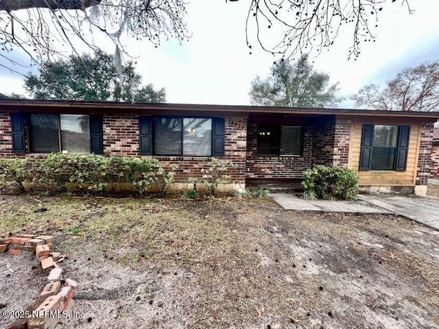 view of ranch-style home