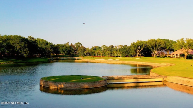 water view with golf course view