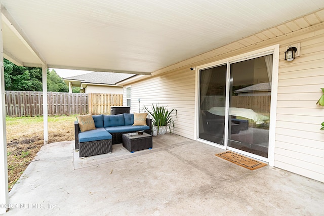 view of patio / terrace with outdoor lounge area