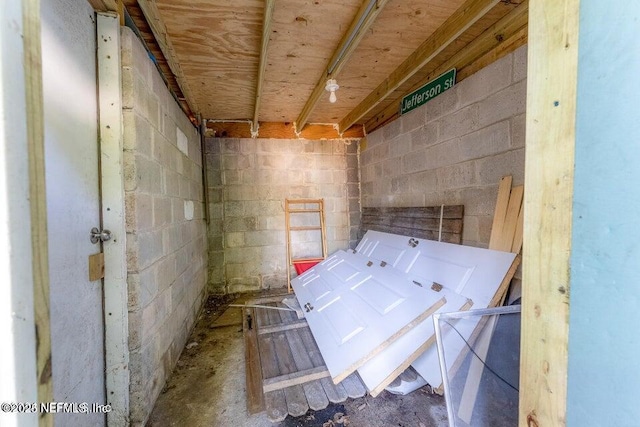 miscellaneous room featuring concrete floors