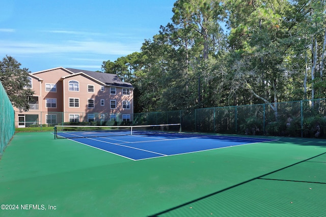 view of sport court