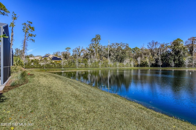 property view of water