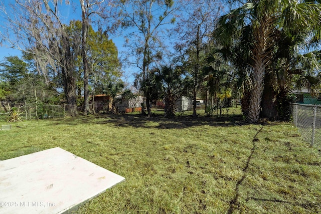 view of yard featuring a patio area