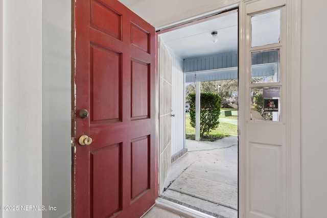 view of entrance foyer